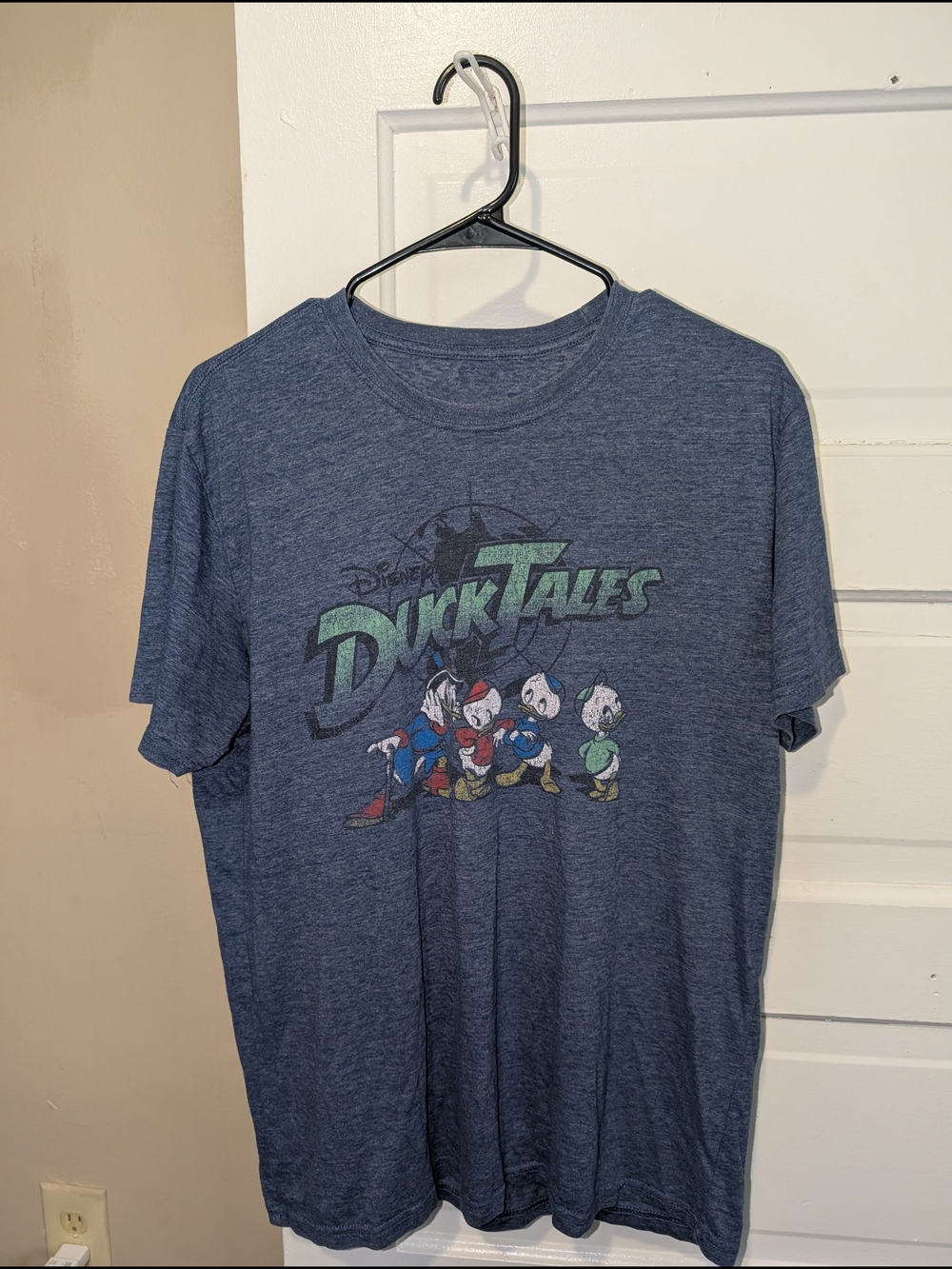 Disney DuckTales Graphic Tee - Heather Blue Unisex Large